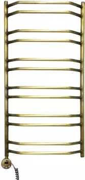 Полотенцесушитель электрический Domoterm Лаура П12 50x98,5, античная бронза, L Лаура П12 500*985 АБР EL