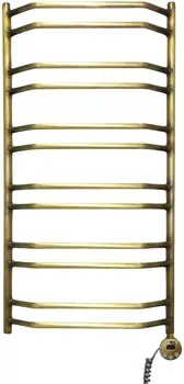 Полотенцесушитель электрический Domoterm Лаура П12 50x98,5, античная бронза, R Лаура П12 500*985 АБР ER