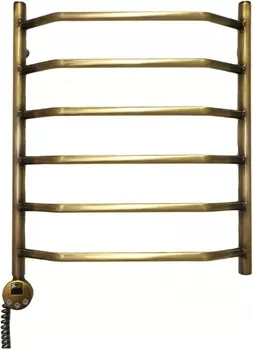 Полотенцесушитель электрический Domoterm Лаура П6 50x80, античная бронза, L Лаура П6 500*800 АБР EL