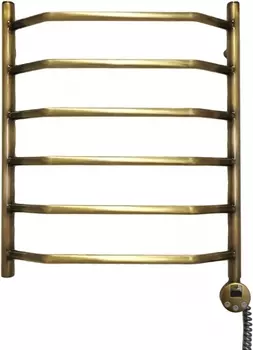 Полотенцесушитель электрический Domoterm Лаура П6 50x80, античная бронза, R Лаура П6 500*800 АБР ER