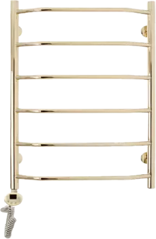 Полотенцесушитель электрический Domoterm Лаура П6 60x80, левый, золото 4680419502331