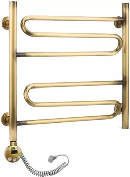 Полотенцесушитель электрический Domoterm Офелия П6 50x50, античная бронза, L Офелия П6 500*500 АБР EL