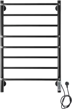 Полотенцесушитель электрический Domoterm Орфей DMT П8 50x80, черный, R DMT П8 500x800 ЧРН EK R