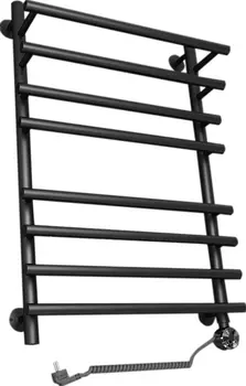 Полотенцесушитель электрический Двин F primo electro 80/50 1-3/4-1/2 чёрный матовый 4627159983501