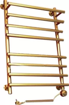 Полотенцесушитель электрический Двин F primo electro 80/50 1-3/4-1/2 золотой хром 4627087855192