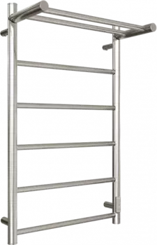 Полотенцесушитель электрический Двин Fj neo 80/50 золотой хром, с полкой 4657763849405