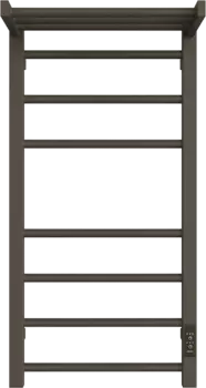 Полотенцесушитель электрический Двин Fs plaza neo 80х40, графит, с полкой 4657795054525