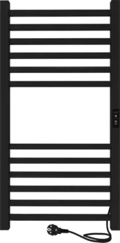 Полотенцесушитель электрический Indigo Attic LСLATCE80-40BRRt черный муар