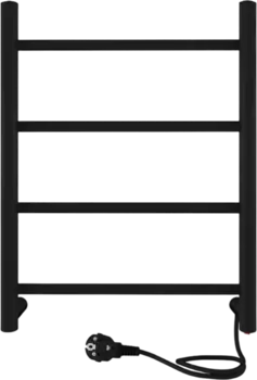 Полотенцесушитель электрический Indigo Line LСLE50-40BRR 50х40, черный муар