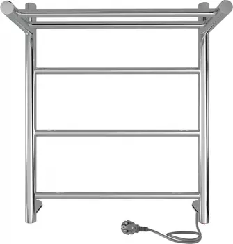 Полотенцесушитель электрический Indigo Line LСLE50-40PR с полкой, серебристый