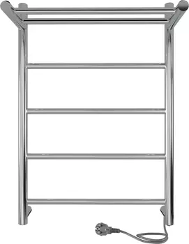 Полотенцесушитель электрический Indigo Line LСLE60-40PR с полкой, серебристый