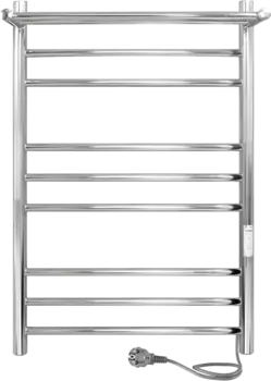Полотенцесушитель электрический Indigo Line Trinity LСLTE80-50PRt с полкой, серебристый