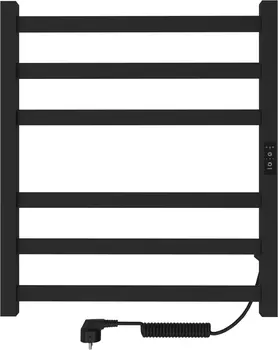 Полотенцесушитель электрический Indigo Oktava Slim 3 LСLOKS3E60-50BRRt черный муар