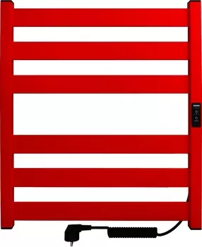 Полотенцесушитель электрический Indigo Oktava Slim 5 LСLOKS5E60-50ERDRt красный