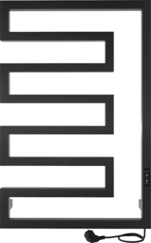 Полотенцесушитель электрический Indigo Rodos DGR80-50BRRt черный муар