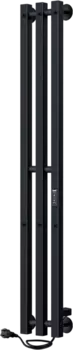 Полотенцесушитель электрический Indigo Style 3 PRO LSPRE120-13BRRt 120х13, черный муар