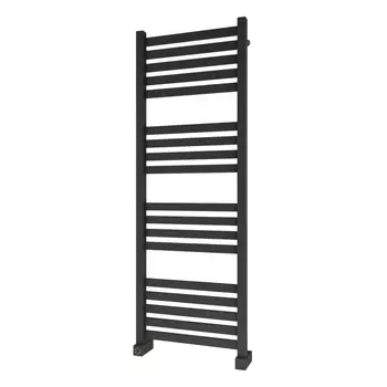 Полотенцесушитель электрический Izgib ЭДР ECLIPS 1200х400 левый, черный матовый 1201-1240-91