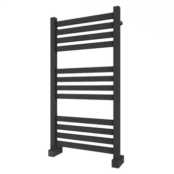 Полотенцесушитель электрический Izgib ЭДР ECLIPS 800х400 левый, черный муар 1201-8040-95