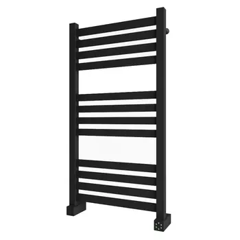 Полотенцесушитель электрический Izgib ЭДР ECLIPS 800х400 правый, черный матовый 1202-8040-91