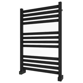 Полотенцесушитель электрический Izgib ЭДР ECLIPS 800х500 левый, черный муар 1201-8050-95