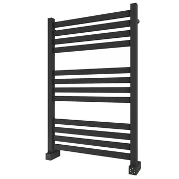 Полотенцесушитель электрический Izgib ЭДР ECLIPS 800х500 правый, черный матовый 1202-8050-91