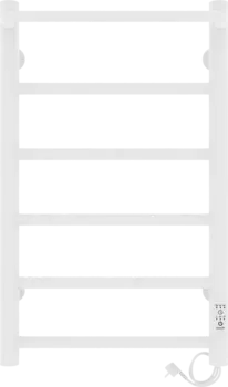 Полотенцесушитель электрический Laris Прайм ЧК П6 400/600 белый, R 75201060