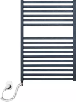 Полотенцесушитель электрический Luxrad Kwadro 065268 72х50 L, черный, терморегулятор selmo pad /065268