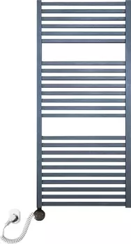 Полотенцесушитель электрический Luxrad Kwadro 065310 112х50 L, черный, терморегулятор selmo smart /065310