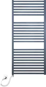 Полотенцесушитель электрический Luxrad Kwadro 065314 112х50 L, черный, терморегулятор selmo pad /065314