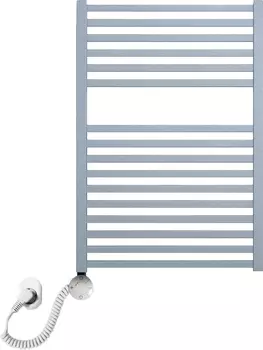 Полотенцесушитель электрический Luxrad Kwadro 066314 72х50 L, серый, терморегулятор selmo smart /066314