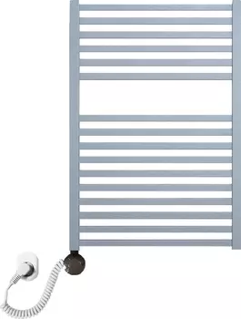 Полотенцесушитель электрический Luxrad Kwadro 066316 72х50 L, серый, терморегулятор selmo smart /066316