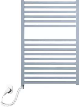 Полотенцесушитель электрический Luxrad Kwadro 066320 72х50 L, серый, терморегулятор selmo pad /066320