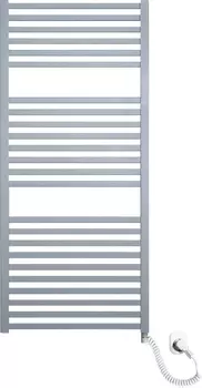 Полотенцесушитель электрический Luxrad Kwadro 066367 112х50 R, серый, терморегулятор selmo pad /066367