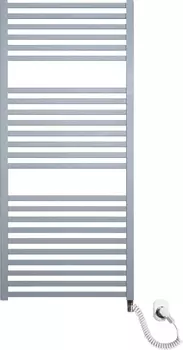 Полотенцесушитель электрический Luxrad Kwadro 066369 112х50 R, серый, терморегулятор selmo pad /066369