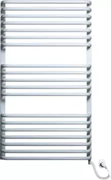 Полотенцесушитель электрический Luxrad Salto Invest 063721 92х53 R, белый, терморегулятор selmo pad /063721