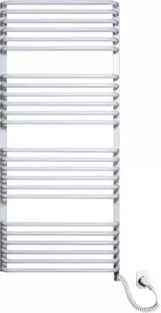 Полотенцесушитель электрический Luxrad Salto Invest 063769 120х53 R, белый, терморегулятор selmo pad /063769