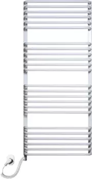 Полотенцесушитель электрический Luxrad Salto Invest 063770 120х53 L, белый, терморегулятор selmo pad /063770