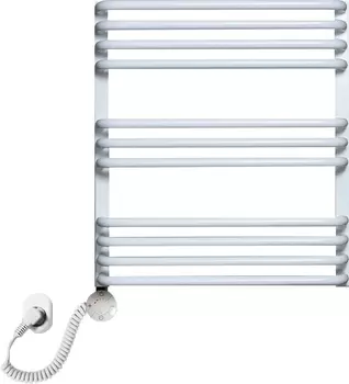 Полотенцесушитель электрический Luxrad Salto Max 063474 60х53 L, белый, терморегулятор selmo smart /063474