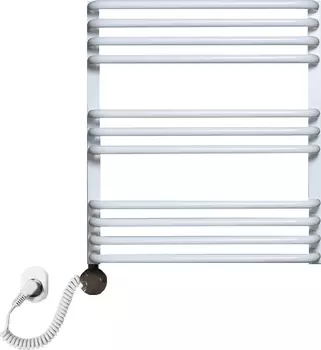Полотенцесушитель электрический Luxrad Salto Max 063476 60х53 L, белый, терморегулятор selmo smart /063476