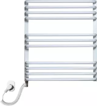 Полотенцесушитель электрический Luxrad Salto Max 063482 60х53 L, белый, терморегулятор selmo pad /063482