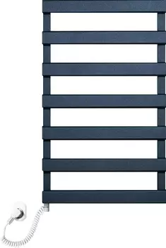 Полотенцесушитель электрический Luxrad Scala New 064368 84х50 L, черный, терморегулятор selmo pad /064368