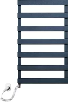 Полотенцесушитель электрический Luxrad Scala New 064370 84х50 L, черный, терморегулятор selmo pad /064370