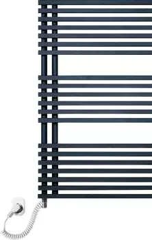 Полотенцесушитель электрический Luxrad Typ E 064442 88х50 L, черный, терморегулятор selmo pad /064442