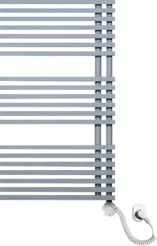 Полотенцесушитель электрический Luxrad Typ E 065499 88х50 R, серый, терморегулятор selmo smart /065499