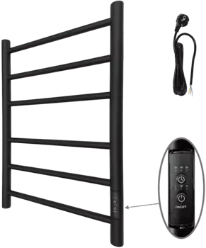 Полотенцесушитель электрический Маргроид Вид 10 СНШ 61x40 R черный матовый 10-6040-1049-9005R