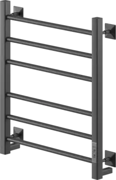Полотенцесушитель электрический Ника Step 3 60/50, матовый черный RAL9005 STEP-3 60/50 черн мат U