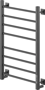 Полотенцесушитель электрический Ника Step 3 80/50, матовый черный RAL9005 STEP-3 80/50 черн мат U