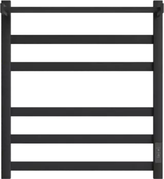 Полотенцесушитель электрический Point Меркурий PN83856PB 50х60 с полкой, черный