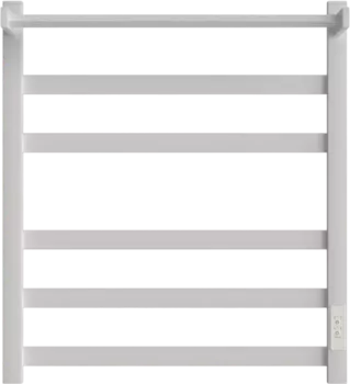 Полотенцесушитель электрический Point Меркурий PN83856PW 50х60 с полкой, белый