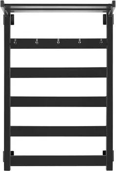 Полотенцесушитель электрический Secado Комано 1 КСП 80х50, черный матовый, L Комано 1 КСП (30-50-10) 80/50, черный матовый, эл L